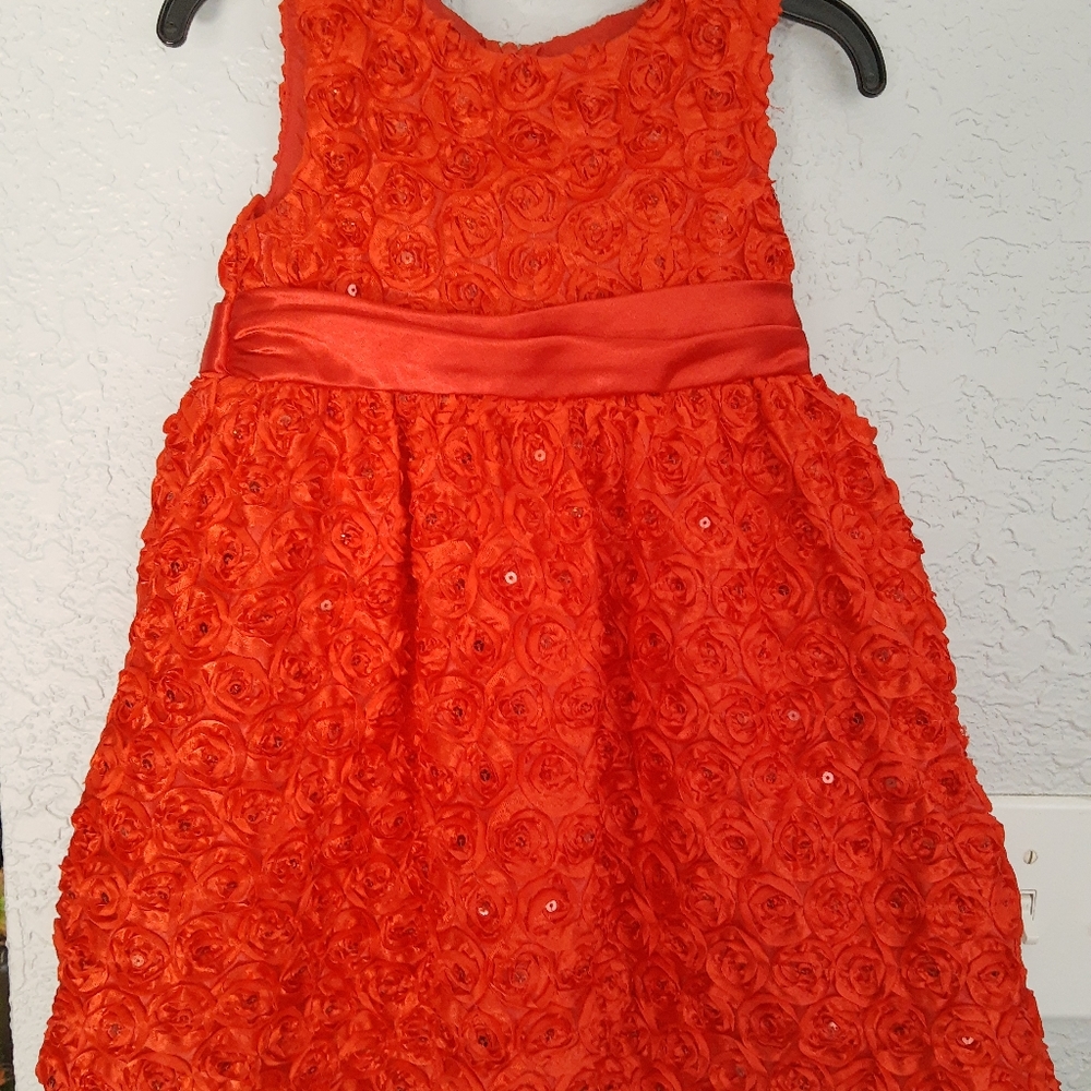 Rare Too girl's dress, size 2T, red